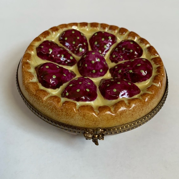 Limoges Storage & Organization Vintage Rochard Limoges Strawberry